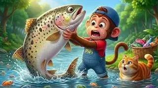 Monkey & Fat Cat's WILDEST Cartoon Adventure! Kindness Learned the FUNNIEST Way!