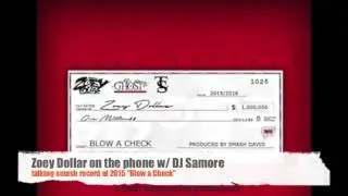 #theueshow2015: @zoeydollaz check in with DJ Samore #blowacheck