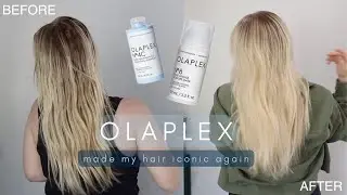 BRINGING MY HAIR BACK TO LIFE ☠️ // feat OLAPLEX No. 8 MOISTURE MASK + No. 4C CLARIFYING SHAMPOO