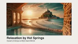 🏰 Relaxation by Hot Springs | Ocean&rsquo;s Embrace at Mont Saint-Michel 🌅