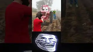 🚜 Корова ТРАКТОР vs Комбайн ФРЭНК в ГТА 5 Моды! #trollface #gta5 #meme