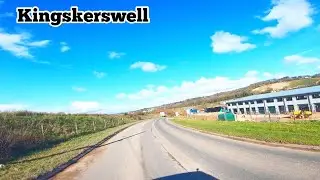 A drive with us production 22/02/23   Kingskerswell South Devon real time winter sun West Country UK