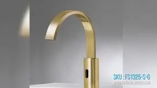 Fontana Commercial Brushed Gold Touchless Automatic Sensor Faucet