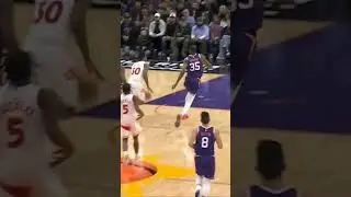 KD incredible block on Agbaji dunk attempt 🚫💪#nba#basketball #viral#video#highlights
