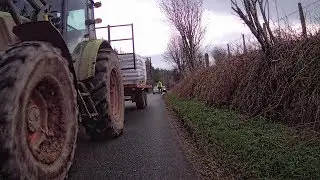 Incompetent “Close Pass” Tractor Driver “Takes Out” Cyclist