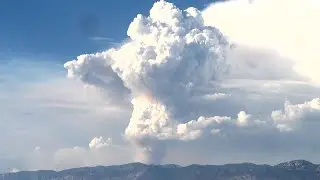 Fire personnel from around country set-up camp in Kernville to fight Trout and Long fires