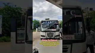 guntur_To_Chennai #bus #apsrtc #depot