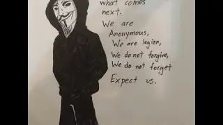 Time Lapse Anonymous Drawing