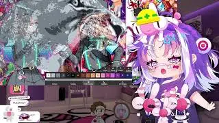 Michi Mochievee attacked The Swarm on pixel canvas with backup