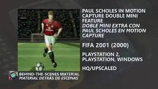 FIFA 2001 | PS1/PS2/PC | 2000 | Paul Scholes Motion Capture Double Mini Feature | HQ/Upscaled