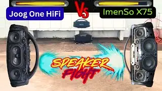 Imenso X75 (nova) e Joog One HiFi tocando em quadra. Qual a melhor? Decida de uma vez por todas.