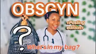 What&rsquo;s in my posting bag(the basics)| OBSGYN edition | What&rsquo;s OBSGYN?
