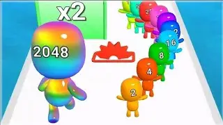 Man Runner 2048! Walkthrough Android iOS Max Levels Full GamePlay .....