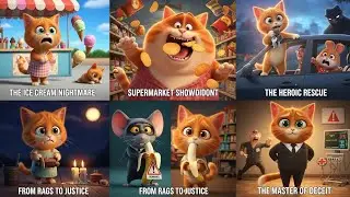 A Mother's Love & The Brave Rescue | AI Animated Cat Stories