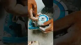 Blade changing in cut machine #dctile👿