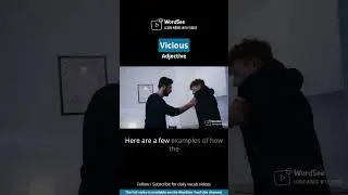 Learn the word vicious in one minute - Improve your English vocabulary with real world examples