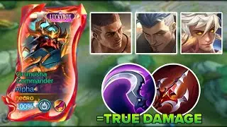 GLOBAL ALPHA BROKEN TRUE DAMAGE BUILD AGAINST TANKY HEROES IN HIGH RANKED!! 🔥🔥 ALPHA BEST BUILD 2025