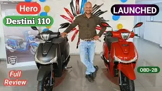 Hero Destini 110 | Launched | OBD-2B | Model 2025 | full review by Jatin Kumar