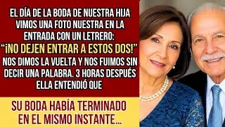 HISTORIAS REALES. Nuestra hija no nos dejó ir a su boda, pero su gran día terminó en ese instante..