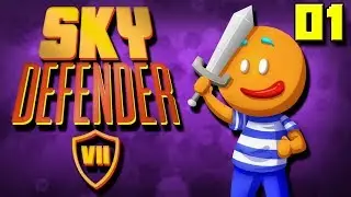 Minecraft - Sky Defender VII avec deux châteaux : Jour 1
