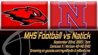 Milford Scarlet Hawks Football - September 22, 2023 vs Natick