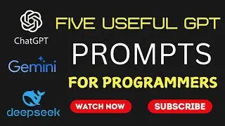 Five Most Useful GPT Prompts for Programmers || Must Known Coding Prompts