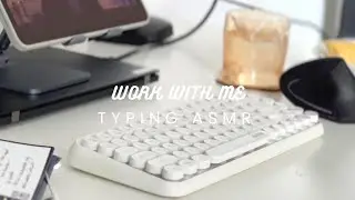 Work with me | 1 hour typing ASMR
