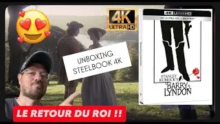 BARRY LYNDON &bull; MAGNIFIQUE !!! &bull; STEELBOOK BLURAY 4K UNBOXING &bull; LA COLLE DES FLYERS ON EN PARLE ??