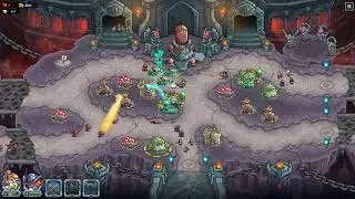 Let's Play Kingdom Rush 5 Stage 10 Temple Courtyard Iron Challenge