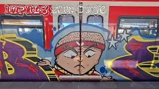 STUTTGART IM FARBWAHN S-TRAIN GRAFFITI 