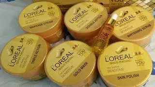 Loreal Gold Facial Kit Best Result || Aiman Khan