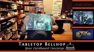 #Unboxing Dungeons & Dragons Tyrants of the Underdark a deck-building area control game from GF9.