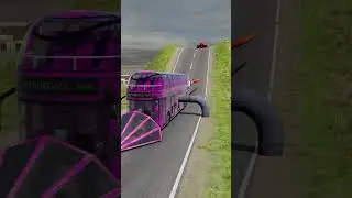 Funny Car vs Low Pipes BeamNG-Drive #shortvideo #gameplay