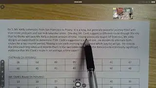 AP STAT - Заметки 6.2 - Двухвыборочный t-тест