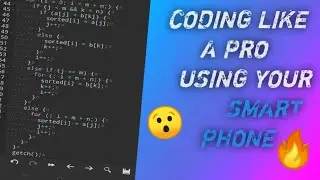 HOW TO LEARN CODING IN MOBILE PHONE|| LEARN CODING LIKE A PRO USING YOUR SMARTPHONE...😯||