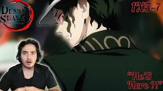 First Time Reaction to Demon Slayer 1x5, 1x6, 1x7. He&rsquo;s TERRIFYING... Tanjiro meets Muzan!