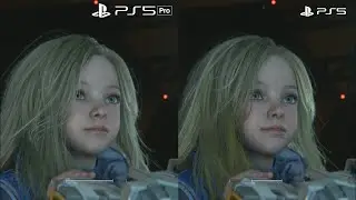 PS5 Pro Enhanced vs PS5 Graphics Comparison - Pragmata [4K60HD]