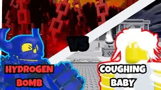 Lil' Deathbringer cheesing a coughing baby - The Battle Bricks
