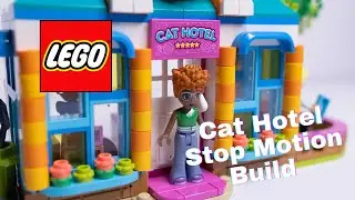 LEGO Friends Cat Hotel 41742 Stop Motion Build