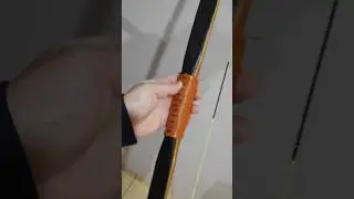 Laminated Bamboo longbow with Cloth Backing #woodworking #archerybow #arcoeflecha #traditionalbow