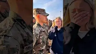 The Moment Soldiers Reunite with Family🥲