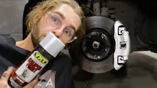 How to Paint Brake Calipers Any Color Easy!! DIY