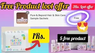1Rs. diaper offer🤗|| 5free product with every order😱 ||Free loot offer today @pookie_p