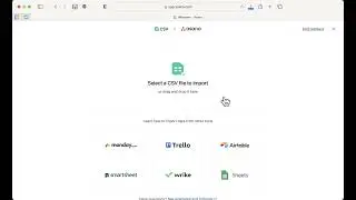 Import An Asana Project (CSV file) into Your Asana