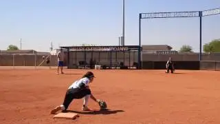Ella Shamblen Softball Skills Video 2020 Catcher/3B