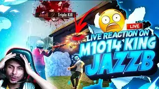 #nonstopgaming Live reaction on m1014 King Jazzb👽🔥||Hacker or God?😯||GARENA FREE FIRE