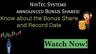 NinTec Systems Bonus Shares News | NinTec Systems Share Price | Invest Stocks