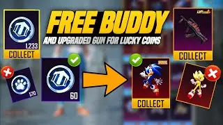 😱 Free Myth SONIC Buddy For Everyone | Free Lucky Coins And Upgrade Gun For Everyone | PUBGM