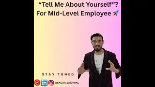 &ldquo;Tell Me About Yourself&rdquo; Script for Mid-Level Professionals | #introduceyourself #personalinterview