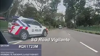 2may2025  #QX1723M singapore police force hyundai tucson fast response car fail to give way